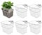 6Pcs Aquarium Plant Holder with Hooks Top Hanging Fish Tank Plant Pot Breathable Aquarium Plants Basket with Holes Floating Pond Plants for Cultivation Water Feature Decoration