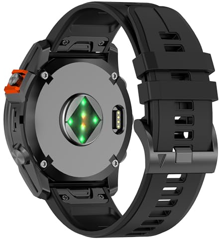 Kompatibel Mit Garmin Fenix 8 43mm Armband Silikon Fenix 7S Pro Uhrenarmband Fenix 6S Pro/Fenix 5S Plus Quick Fit 20mm Armband Für Descent Mk3i 43mm / Mk2s / Approach S70 42mm