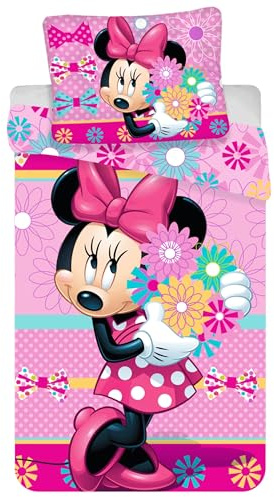 Disney Minnie Mouse Wendebettwäsche, 140 × 200 + 70 × 90 cm (B)