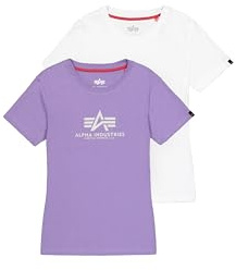 Alpha Industries Damen New Basic Bl 2 Pack T-Shirt (1er Pack)