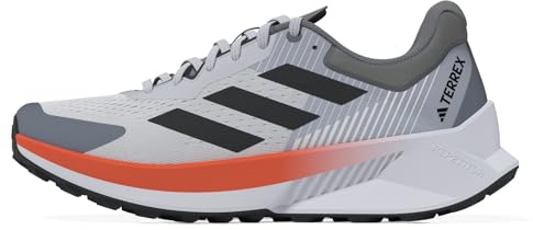 adidas Terrex Soulstride Flow Trailrunning-Schuhe für Herren, grau/anthrazit/orange - JR7065, Grau Anthrazit Orange, 41 1/3 EU
