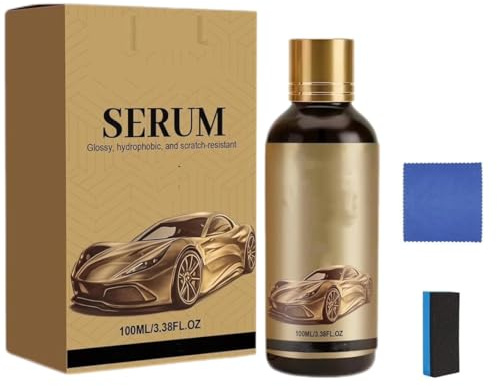 Serum per Auto, Rivestimento Ceramico al Grafene, Protettore Idrofobico e Antigraffio per la Vernice, Facile da Applicare – Lucentezza Duratura per Tutti i Colori di Auto (1 pezzo)