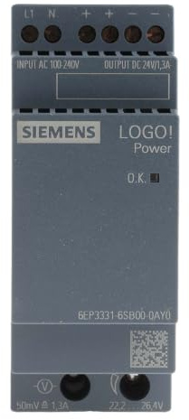 Siemens 6EP3331-6SB00-0AY0 Power Adapter & Inverter Indoor Multicolour - Power Adapters & Inverters (Indoor, Multicoloured, 67 mm, 56 mm, 96 mm, 140 g)