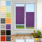 Plisart Premium Plissee Klemmfix Ohne Bohren, Violett 35x70cm, Sonnenschutz, Lichtdurchlässig, Easyfix Rollo Plissees für Fenster, Faltrollo, Jalousie zum Klemmen, Plisseerollo