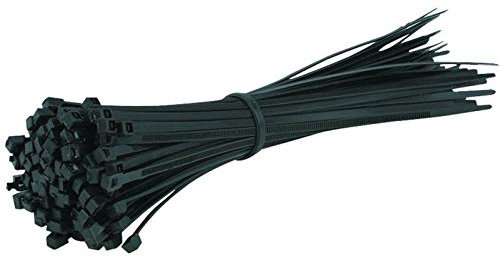 Cable Ties - 100 Pack Black Nylon 4.8mm X 300MM