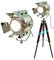 Designer Nautical Spotlight Tripod Floor Lamp Merige Hall & Office Decor