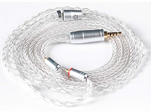 KINBOOFI KBEAR 8 Core Upgrade MMCX Kopfhörerkabel, HiFi In Ear Monitor Ersatzkabel Mit 2,5mm für TinHiFi T2/T4/P1 Plus/T2 Plus, Sh-ure SE215/SE425/SE535