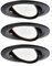 Paulmann 94472 Nova LED Einbauleuchte 3er Set Coin schwenkbar Warmweiß 3-Stufen-dimmbar rund incl. 3x6,5 Watt dimmbar Einbaustrahler Schwarz matt Spot Alu Einbaulampe 2700 K Coin