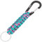 EOTW Paracord Schlüsselanhänger Karabiner Karabinerhaken D Ring Schlüsselband Schlüsselring für Motorrad Auto Camping Wandern Männer Frau Kinder (1 Blau/Rosa Tarnfarbe)