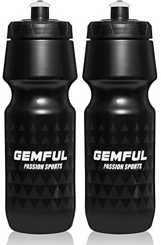 GEMFUL Sport Trinkflasche 750ml BPA Frei für Fahrrad Fitness Laufen Gym