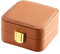 EXCEART Schmuck Organizer schatulle Veranstalter Braune Brosche Fall Armband Aufbewahrungsbehälter (9. 5 * 9. 5 * 5Cm) Organizer Für Schmuckketten