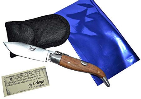 Messer Celaya Classic Albacete Aluminium Pastora Olivenholz 8 cm