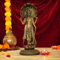 TIED RIBBONS Lord Vishnu Idol Satue stehend auf Lotusblume Narayana Murti für Pooja Zimmer Wohnkultur Hochzeit Einweihungsgeschenk Artikel (30 cm x 11,4 cm, Harz)
