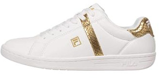 FILA Damen Crosscourt 2 F wmn Sneaker, White-Gold, 39 EU