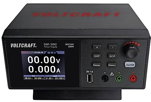 VOLTCRAFT DSP-3010 Labornetzgerät, einstellbar 0-30 0-10 A 300 W USB 2.0 Buchse A fernsteuerbar Anzahl Ausgänge 1 x