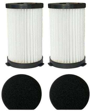 qinggw Filtro Hepa para MooSoo D600 D601 Cecotec Conga Thunderbrush 520 550 560 Ariete Handy Force 2761 2759 RBT Piezas de aspiradora (Color : 2Pcs)