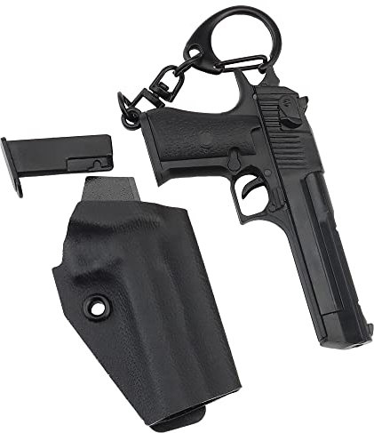 Zhongren Tactical Mini Keychain Holster with Moving Parts Key Chain set Model Pendant Collection Bag Charm for Army Fan Men Boy Friend Gift