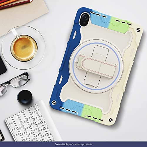 INSOLKIDON Compatible con Honor Pad 8 12 Inch Tablet Funda Protectora de Cuero Bumper Protección Carcasa con Soporte Función (Blue)