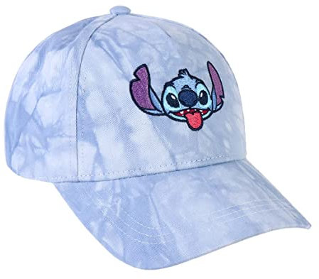 CERDÁ Life's Little Moments Unisex Erwachsenen Damen Stitch Kappe mit gebogenem Schirm Hat, Mehrfarbig, Einheitsgröße