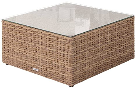 Hespéride Table Basse de Jardin carrée Mooréa Savana