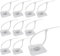 WYAN Self Adhesive Curtain Pole Brackets Set-10 Pcs Adjustable Hose Clips,Multi-Purpose Cable Tidy Clips for Wire and Cable Tidy