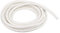 TA-VIGOR Bande d'étanchéité ronde en mousse de silicone - 6 mm de diamètre x 4 m de long - 4 m de long - Blanc - Pour joints de bricolage, tubes en mousse, travaux manuels