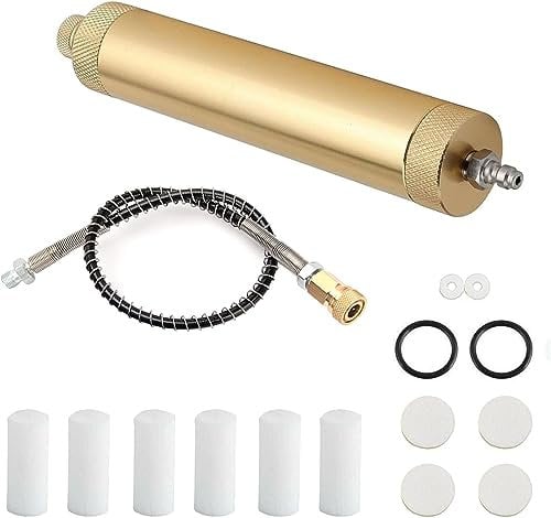 MENAYODA Filtre à compresseur d'air, séparateur d'eau et d'huile, séparateur d'eau, régulateur d'huile et pompe à filtre à air PCP