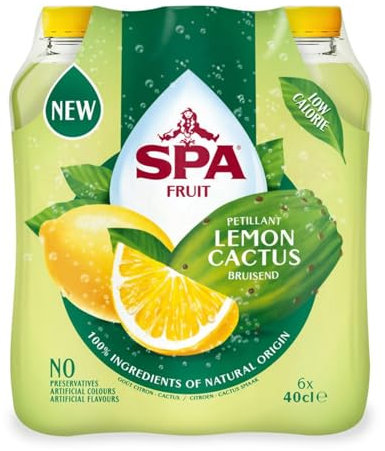 Spa - Fruit Sparkling Lemon Cactus - 6x 400ml