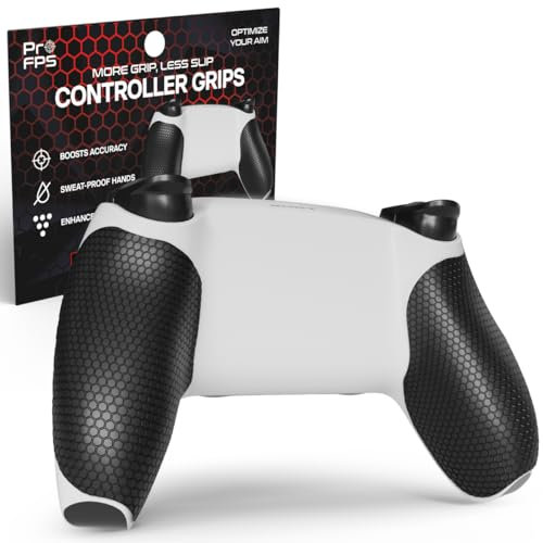 ProFPS Grip Antidérapant pour Manette PS5 - Accessoire Gaming Playstation 5 pour Jeux de Tir, Confort & Précision - Comfort Grip pour l'Esport