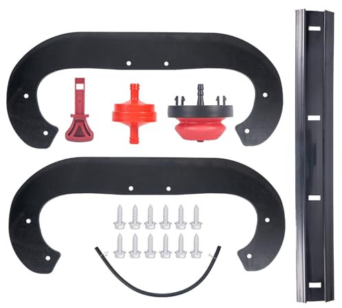 Mikatesi 753-06469 Schneefräsen-Paddel mit 731-08171 Schaberklingen-Set für Cub Cadet MTD 21XPES 221HP 221LHP 1X21LHP 1X221HP RM2100 Troy Bilt Squall 210 2100 123R 179 E 208E 208XP Schneefräse