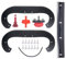Mikatesi 753-06469 Schneefräsen-Paddel mit 731-08171 Schaberklingen-Set für Cub Cadet MTD 21XPES 221HP 221LHP 1X21LHP 1X221HP RM2100 Troy Bilt Squall 210 2100 123R 179 E 208E 208XP Schneefräse