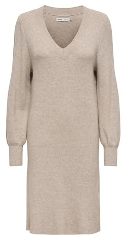 ONLY Onlkatia Ls V-Neck Dress Nca KNT