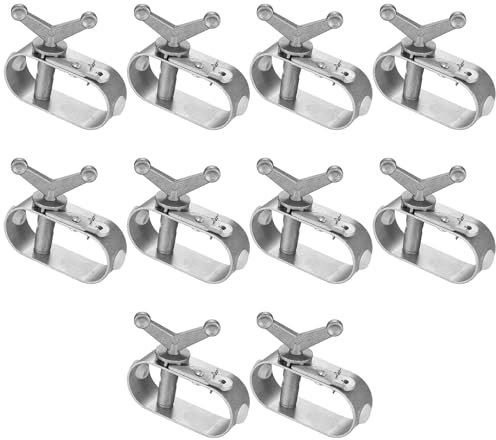 10 Piezas Tensor de Cuerda de Piscina, Trinquete para Cubierta de Piscina, Cabrestante de Cubierta de Piscina, Tensor de Cable de Cubierta de Piscina para Piscinas Elevadas en Invierno