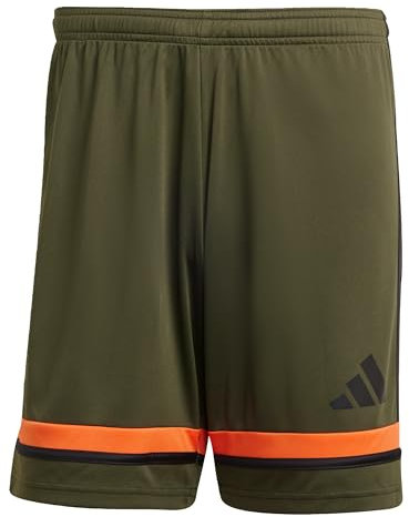 adidas Herren SQUADRA25 Short, Night Cargo/Black/Semi Impact Orange, 3XL