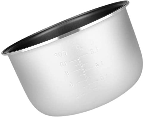 Garneck 4L Innerer Kochtopf Edelstahl Reiskocher Innentopf Ersatztank Innenbehälter Elektrischer Reiskocher Zubehör