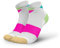 INCYLENCE ULTRALIGHT Laufsocken kurz für Damen und Herren mit leichter Kompression,1 Paar (DE/NL/SE/PL, Numerisch, 39, 42, Regular, Regular, Strikes Short White Pink)