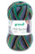 Gründl Hot Socks Color, Sockenwolle mit Farbverlauf blau grün türkis ocker, Strumpfwolle 4-fach, 4-fädig, Sockengarn, 50g | 75% Wolle, 25% Polyamid (405)