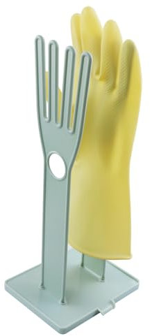Bntyok Kitchen Gloves Holder Mitten Dryer Reusable Plastic Washing Rack Sink Holder Stand Blue