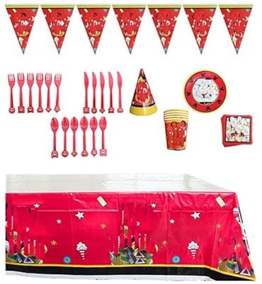 Anniversaire Décoration Decoration Anniversaire Décorations Anniversaire Banderole d'Anniversaire Fête Vaisselle Set Fêtes de Vaisselle Kit Vaisselle Anniversaire Vaisselle de Fête Vaisselle Fete