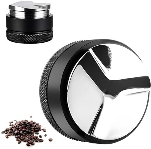 JASFLY Distributor Espresso Zubehör 51mm Barista Zubehör Leveler Tool Tamper Kaffee Zubehör kaffeeverteiler Kaffee-Nivellierer 304 Edelstahl (51mm)
