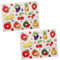 2 Sätze Greifbrett Für Obst Rätsel Zum Frühen Lernen Kind Puzzle Hölzern Toyvian