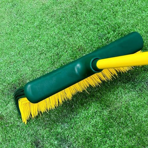 PLANTAWA Spazzola erba artificiale | Ideale per la cura e la manutenzione di erba artificiale | Setole resistenti e design leggero | Senza manico e leggero