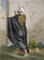 SERENDIPITP Image sur Toile Impression Tableaux Peinture sur Toile Berbère de Jean Baptiste Vanmour Nordique Peinture Pour la Décoration de la Chambre à Coucher 60x90cm
