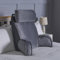 OHS Cuddle Cushion with Head Rest, Detachable Neck Roll Reading Pillow for Bed Sofa Super Soft High Back Support Cushion for Bed Adult Cuddle Cushion with Arms, Grey