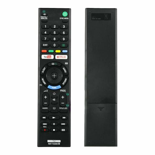 XINFUTE Nuovo RMT-TX300E adatto per Sony TV Remote Control YouTube Netflix KDL-32W660E KD43X7000