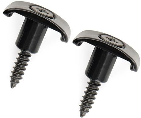 Musiclily Pro String Guides Trees Retainers for Fender American Ultra Style Electric Guitar, Black (Set of 2)