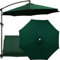 UV50+ Ersatzbezug für Sonnenschirm-Ersatzstoff – 2-4m für Garten/Terrasse – 6/8 Streben Terrasse & Strand – Universell für Markisen & Ampelschirme – Wasserdicht & Belüftet (Green,8 Ribs-4m(13ft))