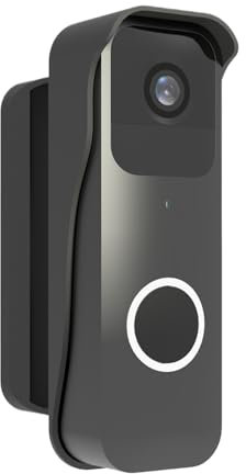 Huvqianu Anti Theft Video Doorbell Mount,Adjustable Angle Wireless Doorbell Holder - No Drilling Outdoor Camera Bracket for Home Security Rental Property Apartment