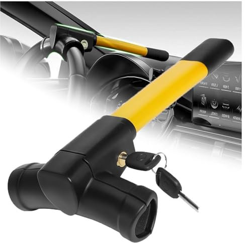 VTANOK Blocca Sterzo Automobile, per Nissan Qashqai J11 Visia/Acenta/N-Connecta/N-Vision/Tekna Bloccasterzo Alta visibilità Resistente vestibilità Universale Lunghezza Regolabile