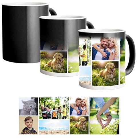 PrintWink Personalised Heat Change Mug | Colour Changing Mug with Photo | Custom Magic Cup for Coffee & Tea | Personalised Gift for Men, Women, Birthday, Anniversary, Father’s Day | Photo 7